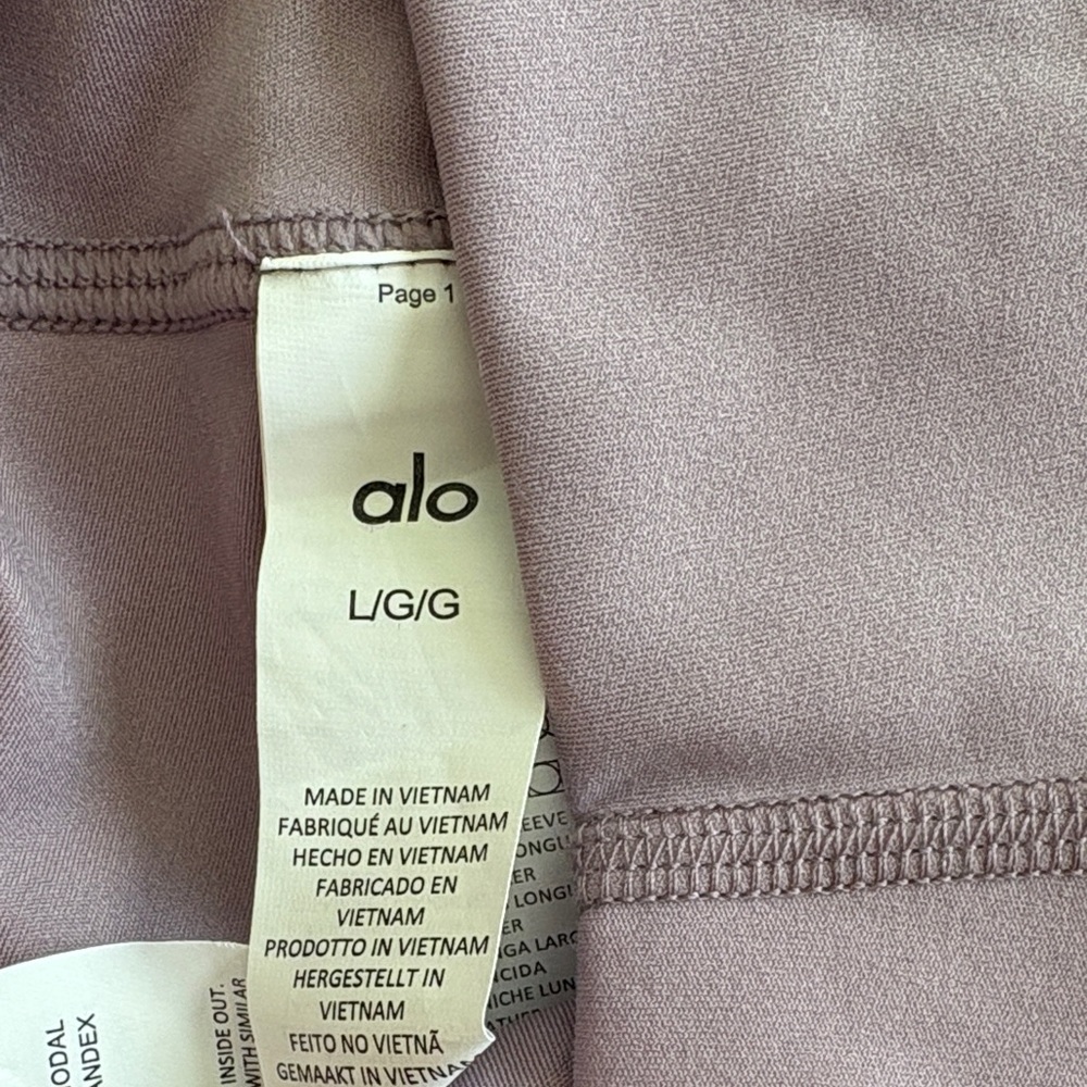ALO Purple Leggings - Picture 4 of 4